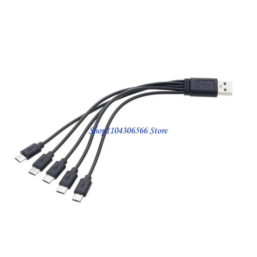 1-to-5 USB Charging Cable for E58 JY019 RC Drone LiPo Battery RC Drone Charging Cable HIP