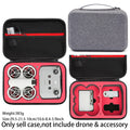SEamopar DJI Neo Drone Battery & Controller Storage Bag Drone Storage Bag HIP Grey Red