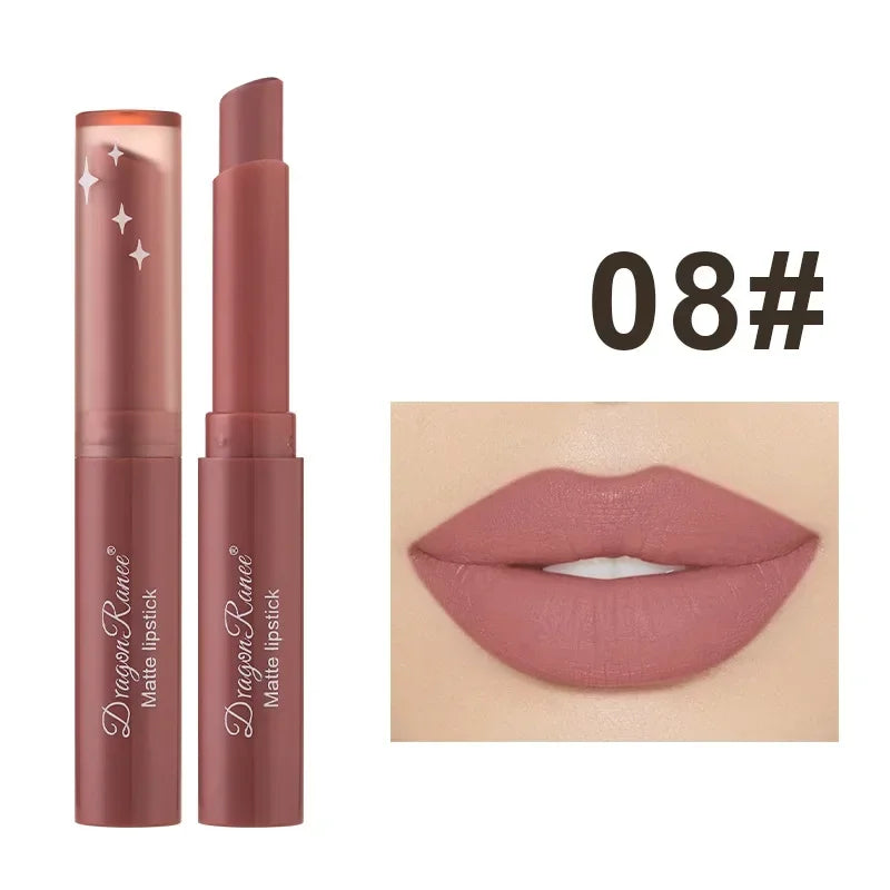 1/3pcs Nude Lipstick Crayon Long Lasting Matte Lipstick Pencil 24 Hours Waterproof Set Lip Moisturizer Colouring Lip Tint Stick HIP 08