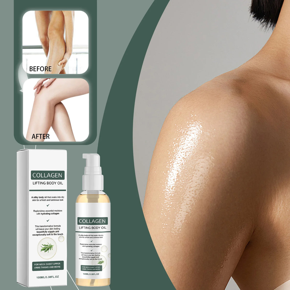 100ml Collagen Lifting Body Oil – Firming & Tightening Firming Body Oil HIP