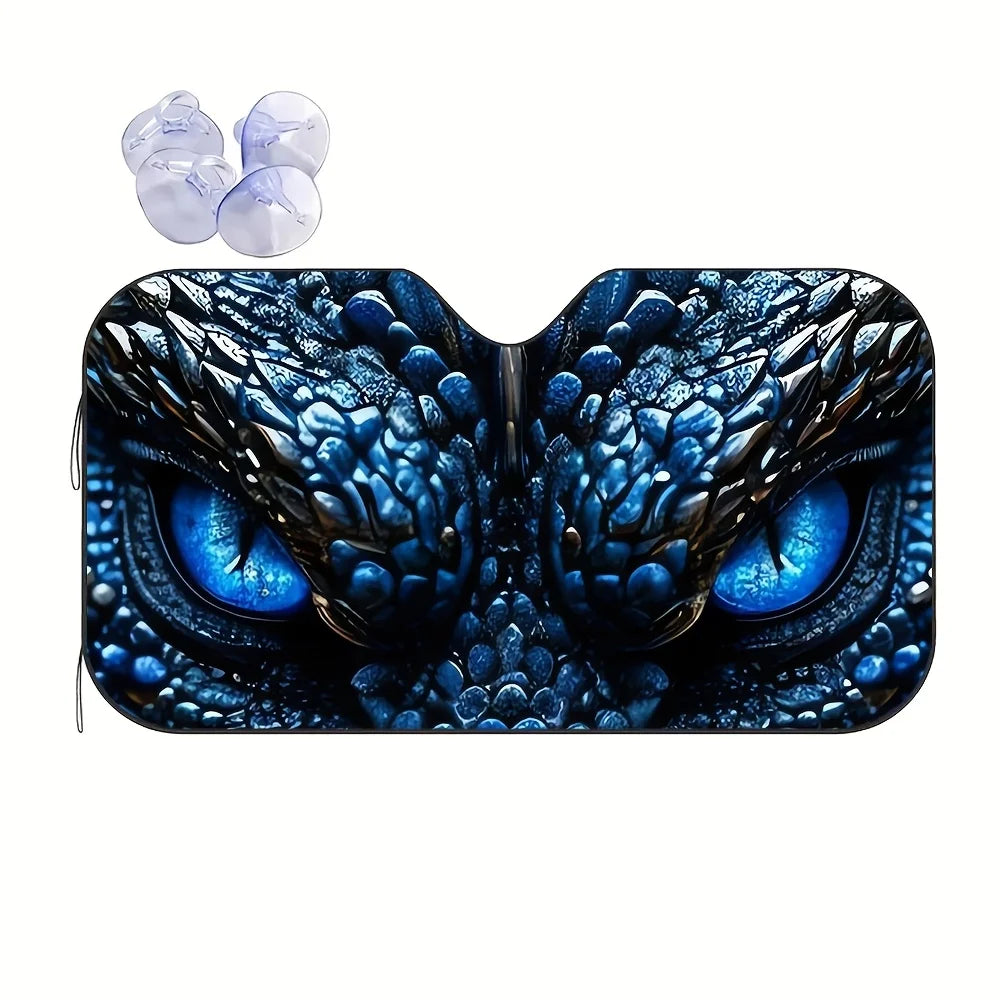Dragon Glacier Universal Car Sunshade – UV Windshield Cover Car Windshield Sunshade HIP S