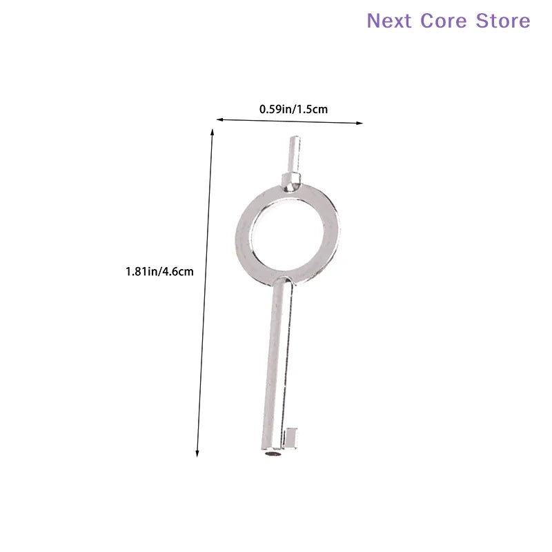 2-Pack Universal Handcuff Keys – Zinc Alloy Flat Key Set Handcuff Key Set HIP