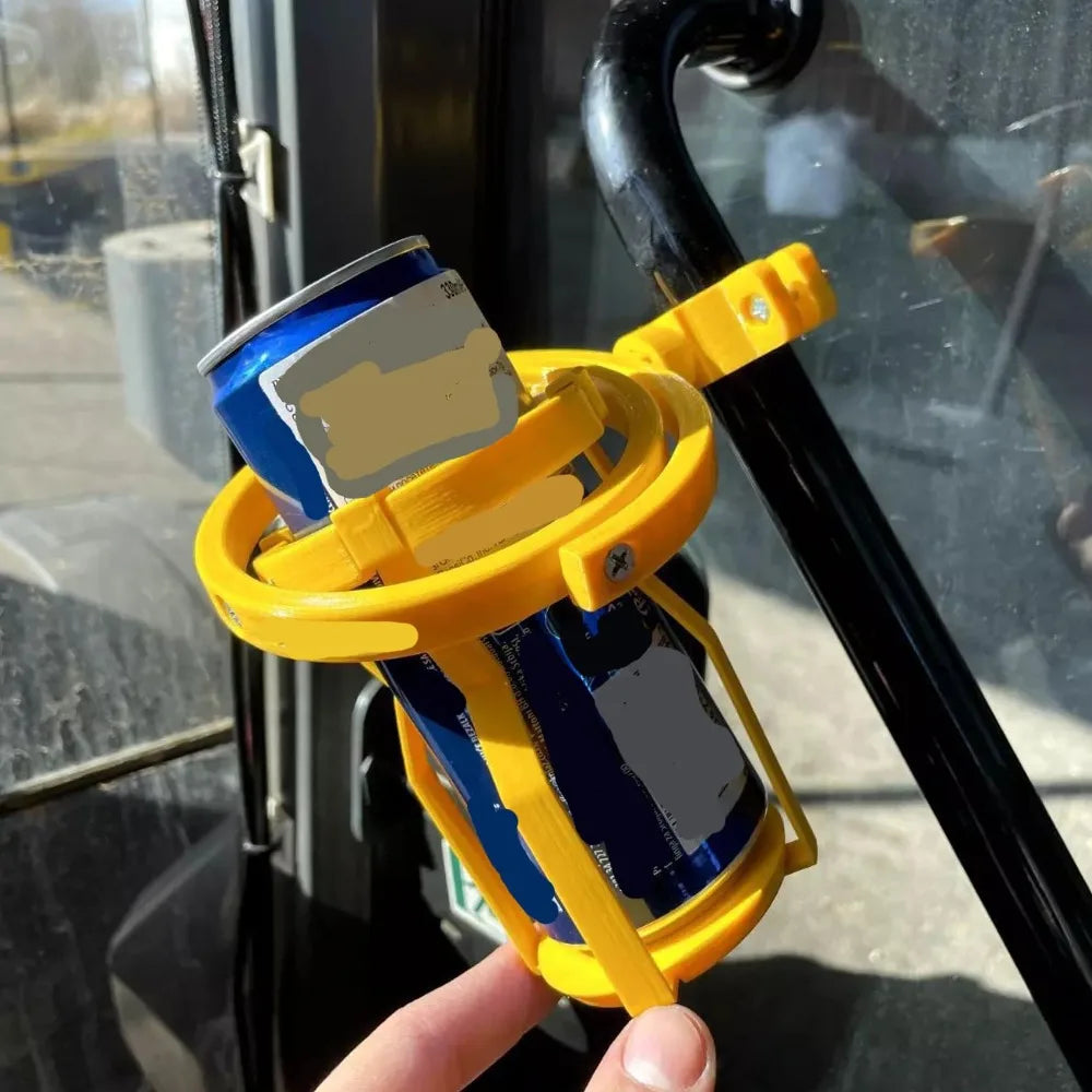 Gyroscopic No-Spill Cup Holder – Self-Leveling Motorcycle Clamp Motorcycle Cup Holder HIP Yellow