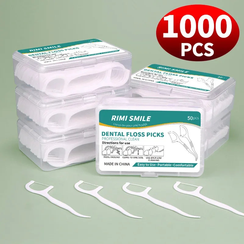 RUZOFO Dental Floss Picks 50–1000 Pack | Oral Care Dental Floss Picks HIP