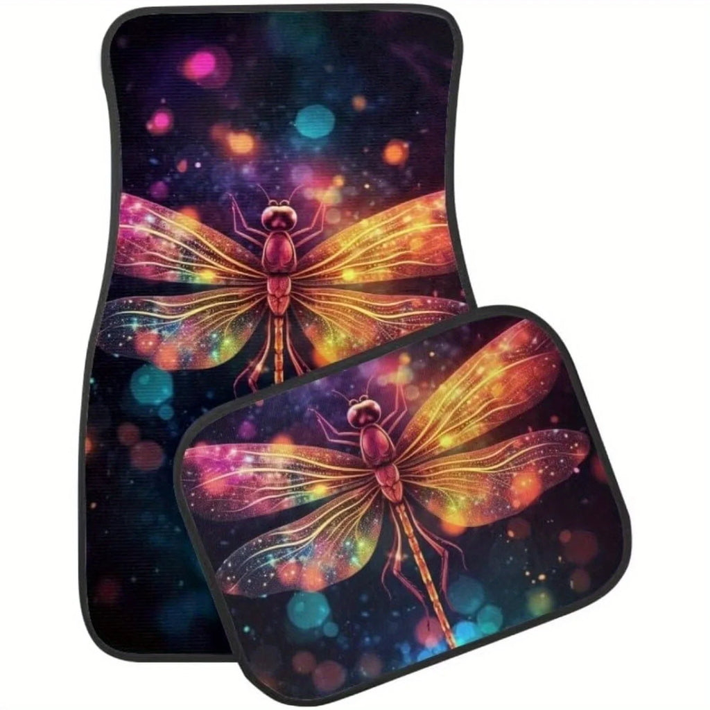 4-Piece Dragonfly All-Weather Heavy Duty Car Floor Mats Set Car Floor Mats HIP