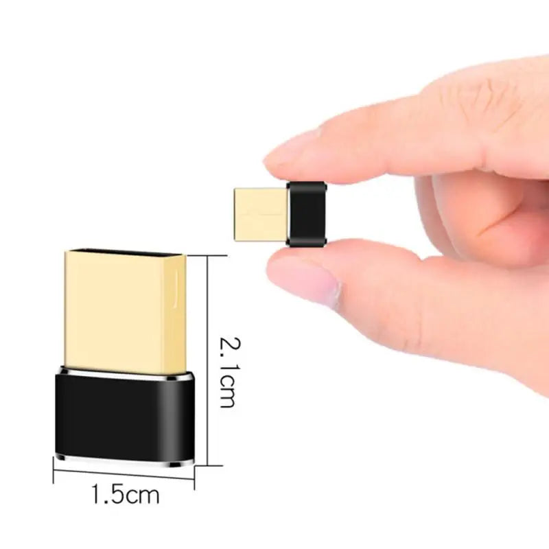 USB-A to USB-C Aluminum Adapter Converter – 1–5 Pack USB Adapter HIP