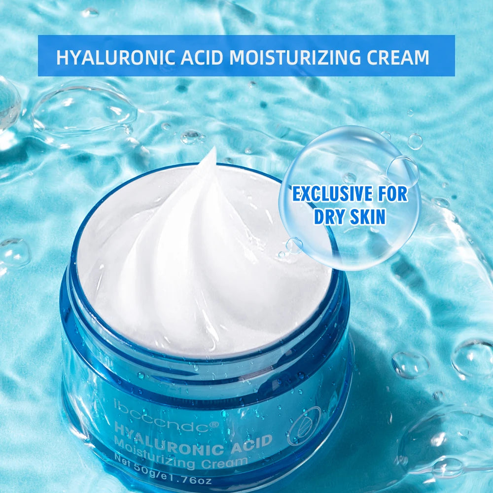 Hyaluronic Acid Hydrating Water Gel/Moisturizing Facial Cream Daily Face Moisturizer for Dry Skin Improve Dryness 50g HIP