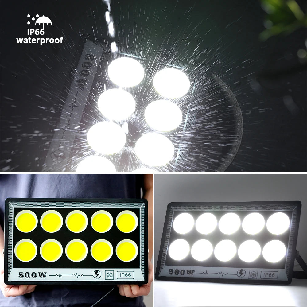 YNL IP65 LED Flood Light 50W–500W | Outdoor Garden Street Lamp Outdoor LED Flood Light HIP