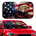 Patriotic Eagle American Flag Car Sunshade – Foldable Car Sunshade HIP S