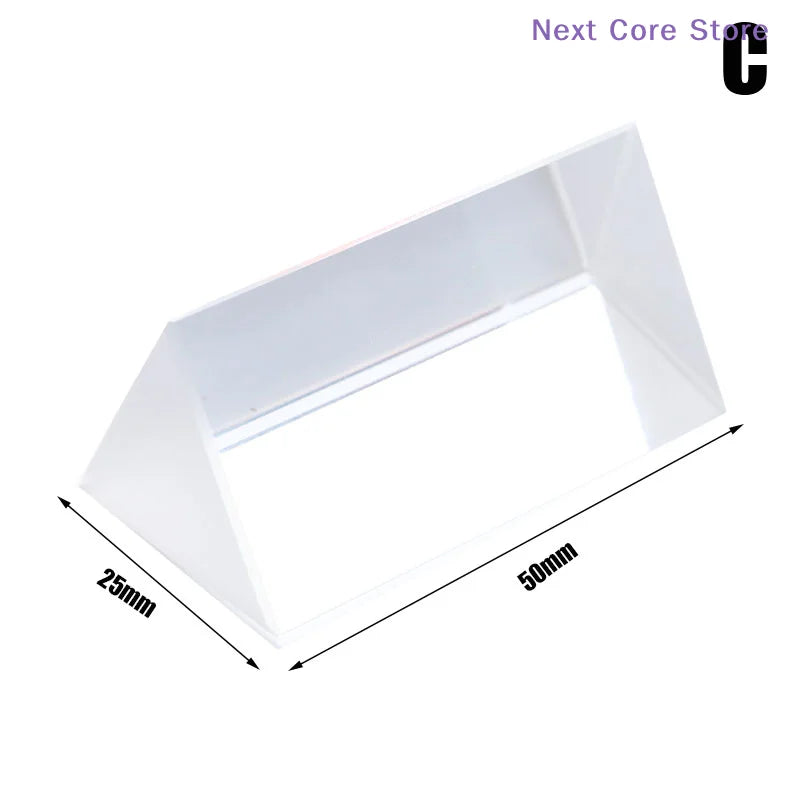 K9 Crystal Triangular Prism – Rainbow Light & Physics Optical Glass Prism HIP