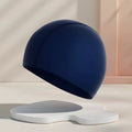 Ultra Thin Swim Cap – Elastic Ear Protection for Men & Women Swim Cap HIP C102-Blue-1pcs