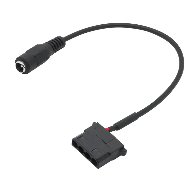 DC5521 to IDE Molex 4-Pin 12V Power Adapter Cable | OULLX Power Adapter Cable HIP As Photo