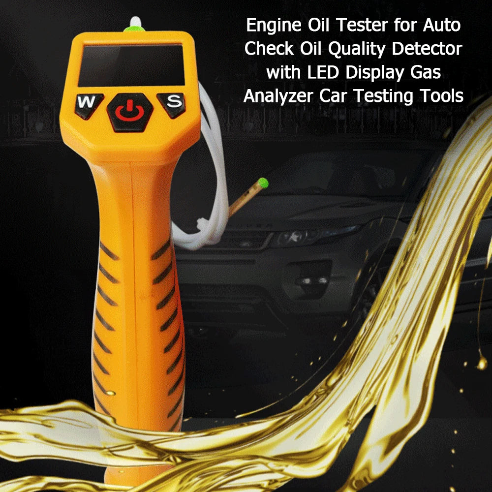 Car Testing Tools Engine Oil Tester for Auto Check Oil Quality Detector with LED Display Gas Analyzer Car Testing Tools HIP
