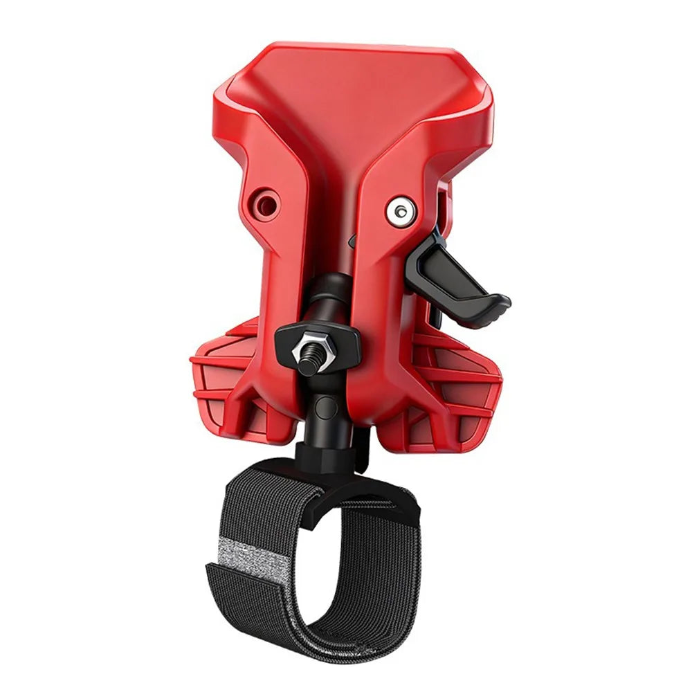 Self-Locking Drill Holder Belt Clip – Quick Release Tool Hook Tool Belt Clip HIP Red