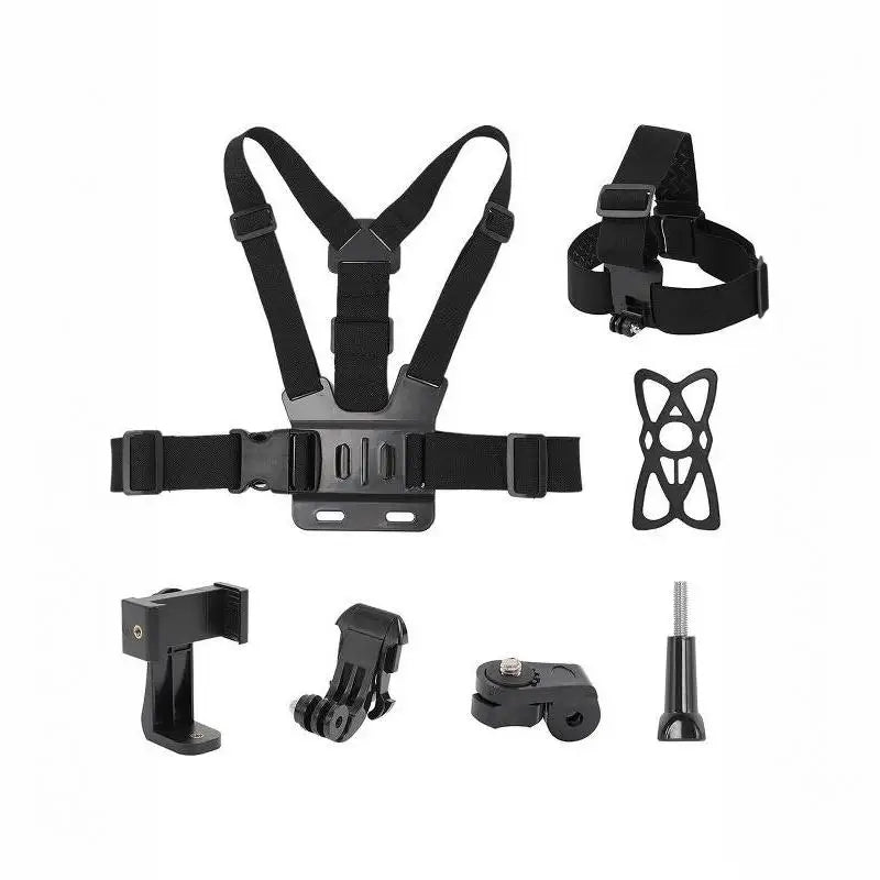 Chest Strap Mount Harness for Phone & Action Camera | 360° Camera Chest Harness HIP one size