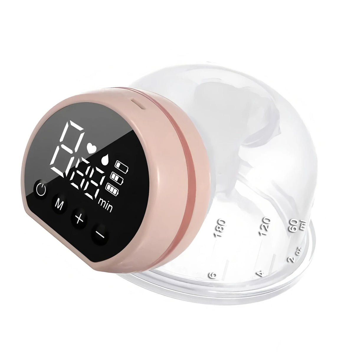 Hands-Free Wearable Electric Breast Pump – Silent & Portable Wearable Breast Pump HIP 1pcs Pink