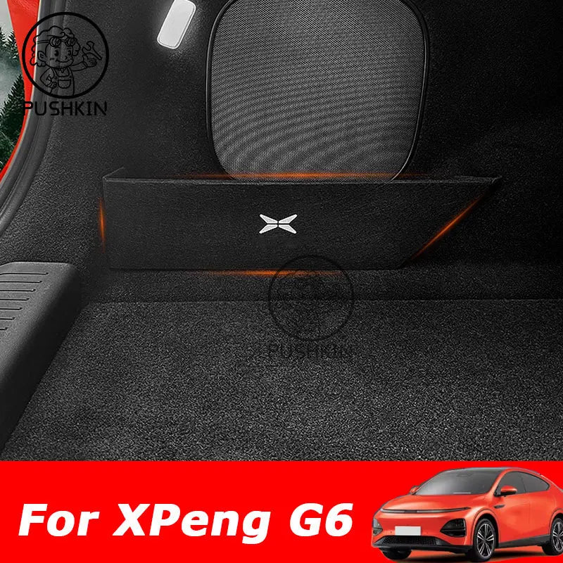 XPeng G6 2024–2026 Rear Trunk Storage Box & Partition Trunk Storage Organizer HIP