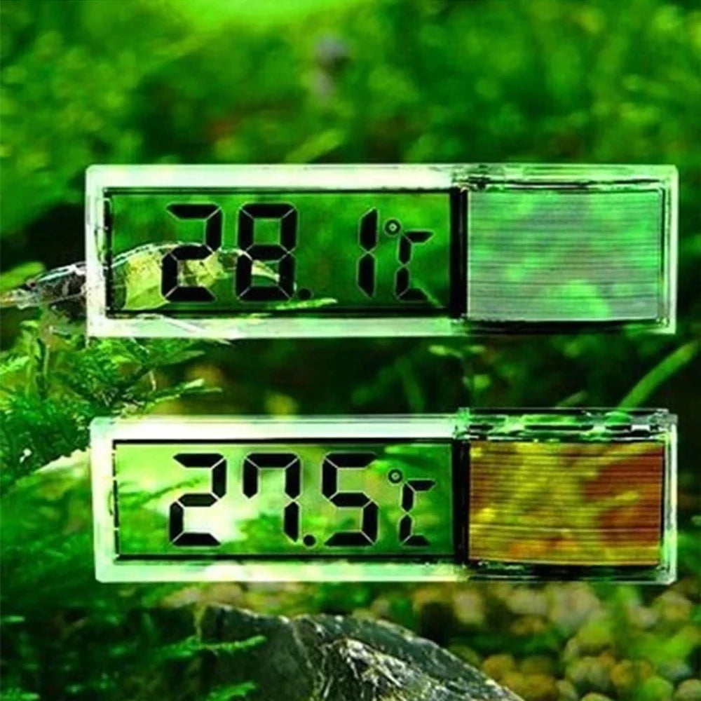 Electronic Fish Tank Temperature Waterproof Aquarium Thermometer 3D Digital LCD Fish Turtle Temp Aquarium Control Accessories HIP