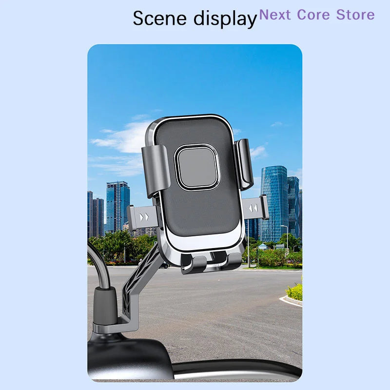 360° Bike & Motorcycle Phone Holder – One-Hand Mount Bike Phone Mount HIP