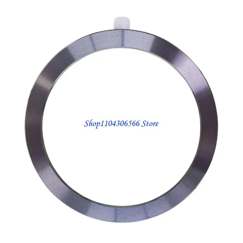 Aluminum Magnetic Wireless Charging Ring Plate for Car Mount Car Phone Mount Ring HIP Light for purple CN