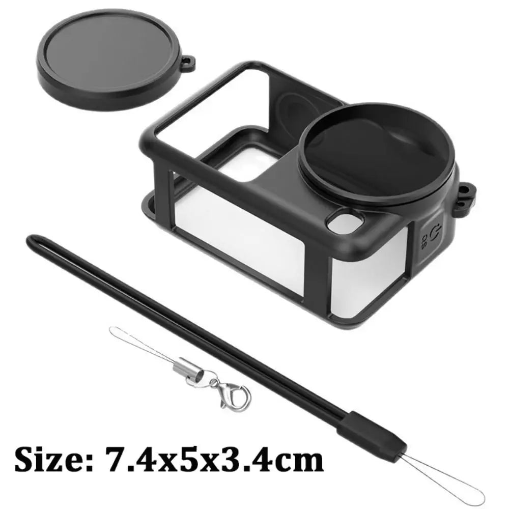Silicone Shockproof Case + Anti-Lost Rope for DJI Osmo Action 6 Camera Protective Case HIP
