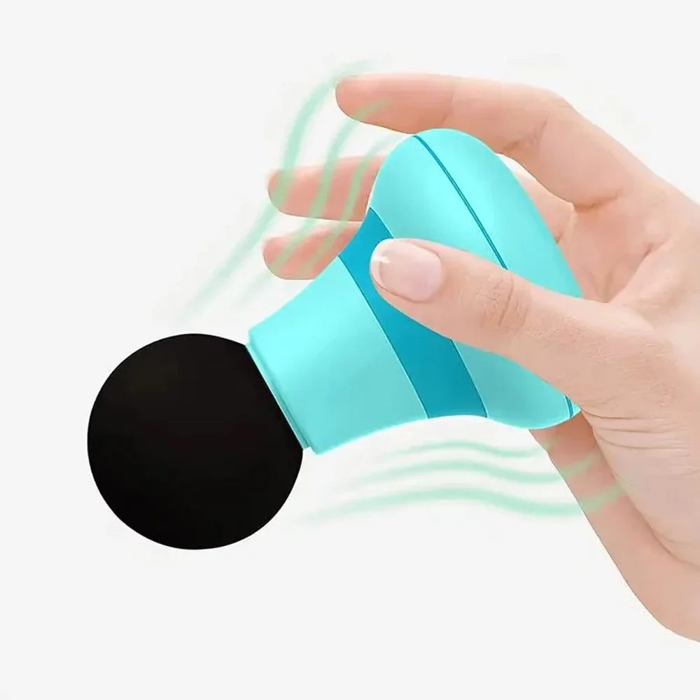 Mini Percussion Massage Gun – 6-Speed Portable Muscle Massager Percussion Massage Gun HIP blue