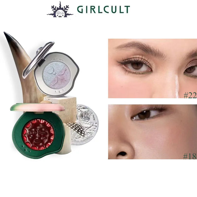 Girlcult Witch Series Blush & Highlighter – Matte Nude Peach Blush & Highlighter HIP