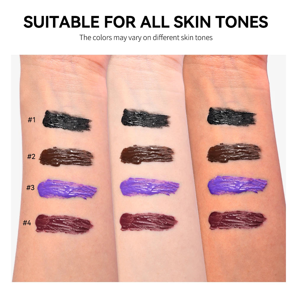 5D Mascara Waterproof Thickening Lengthening Curling Liquid Fiber Mascara Long-Lasting Curling Eyelash Extension Cosmetics HIP
