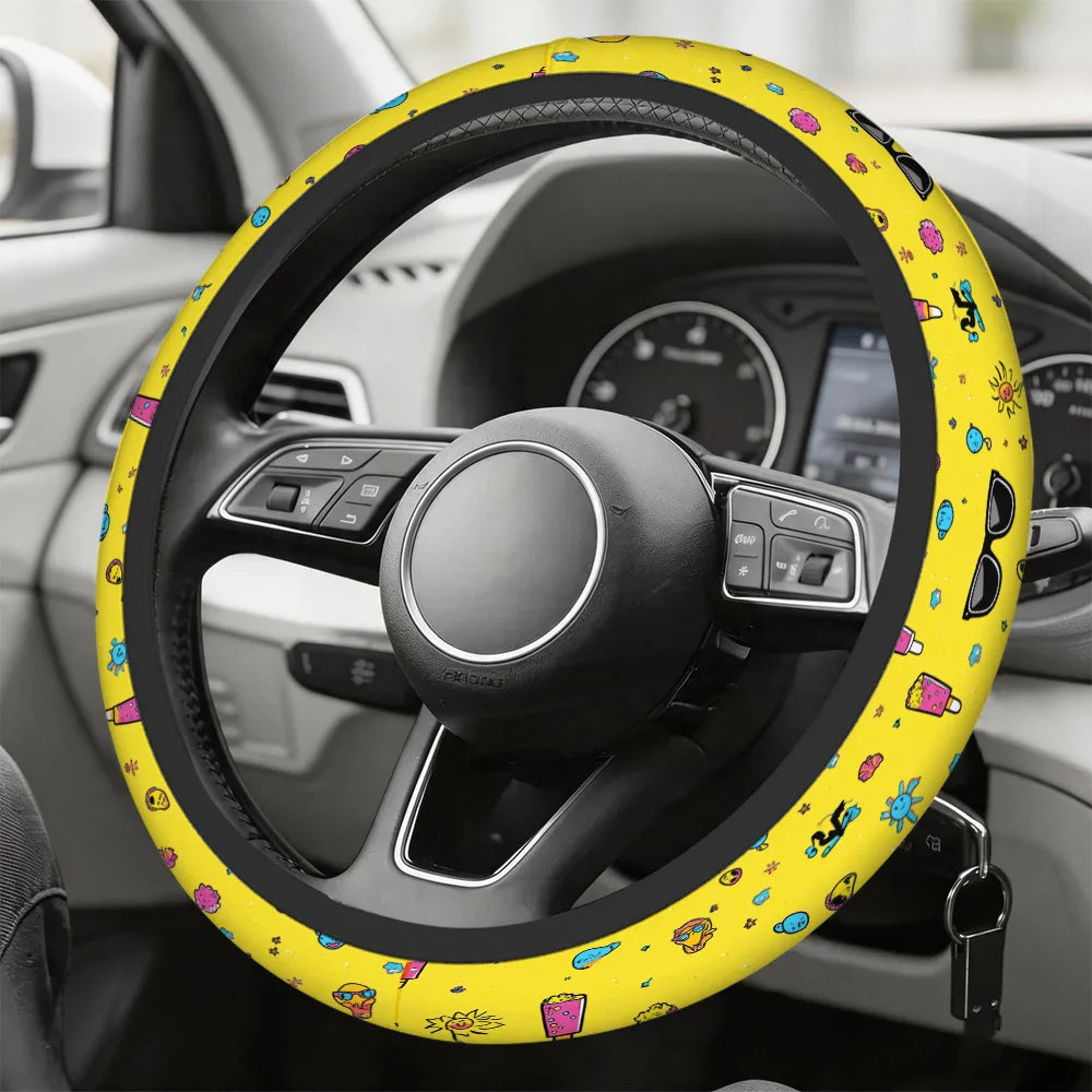 Summer Fun Steering Wheel Cover – Fits Most Vehicles Steering Wheel Cover HIP