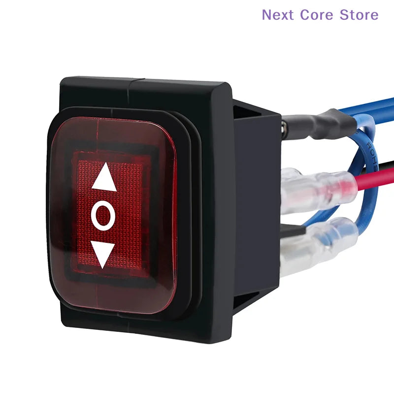 Waterproof 6-Pin 3-Speed Toggle Switch – Self-Resetting Motor Motor Toggle Switch HIP