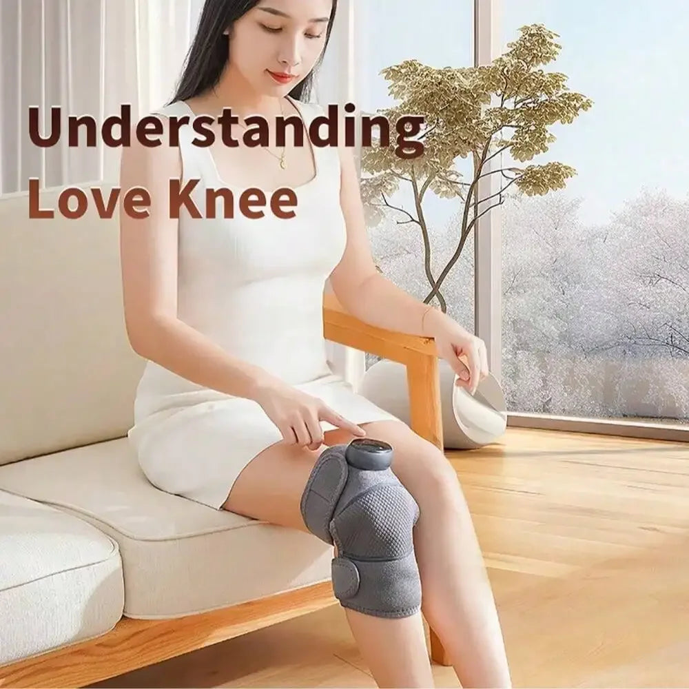 Rechargeable Heated Knee Massager – 3D Heat & Vibration Knee Massager HIP