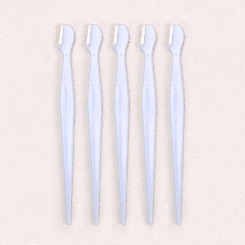 RUZOFO Eyebrow Trimmer Razor Set – Portable Face Hair Remover Eyebrow Trimmer Razor HIP C706-blue 5pcs