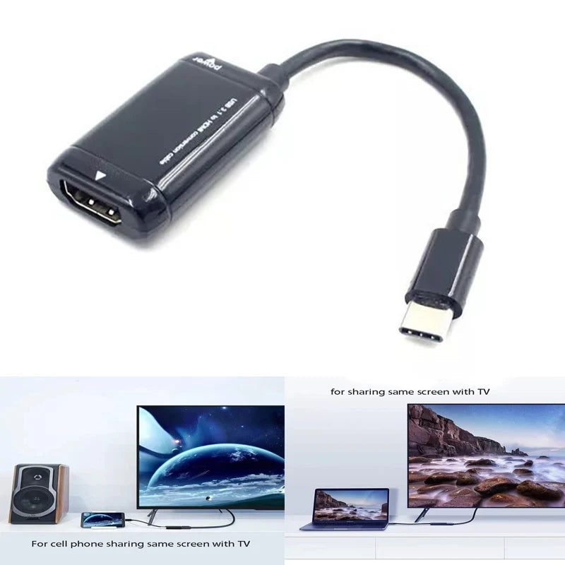 MHL USB-C to HDMI Adapter – 1080P HD Video Dongle USB-C HDMI Adapter HIP