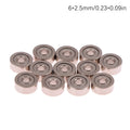 12-Pack Mini 4WD Bearings 520/620/830 – S2 MA Chassis Upgrade Mini 4WD Bearing Set HIP B