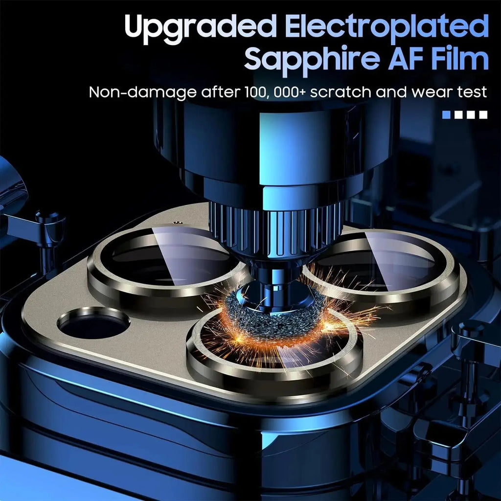 3D Metal Camera Lens Protector Tempered Glass iPhone 16 15 14 Camera Lens Protector HIP
