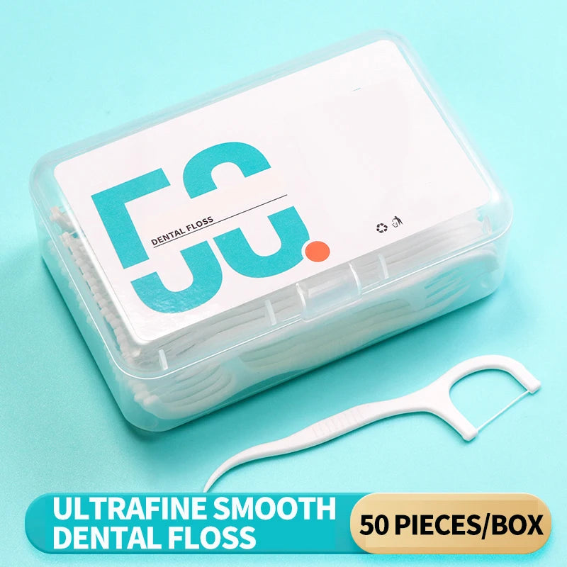 150-Pack Ultra-Fine Dental Floss Picks – Deep Clean | RUZOFO Dental Floss Picks HIP C636-1 box