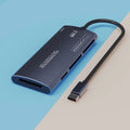 OULLX 6-in-1 USB-C Card Reader – SD TF XD CF M2 MS Adapter USB Card Reader HIP Type C
