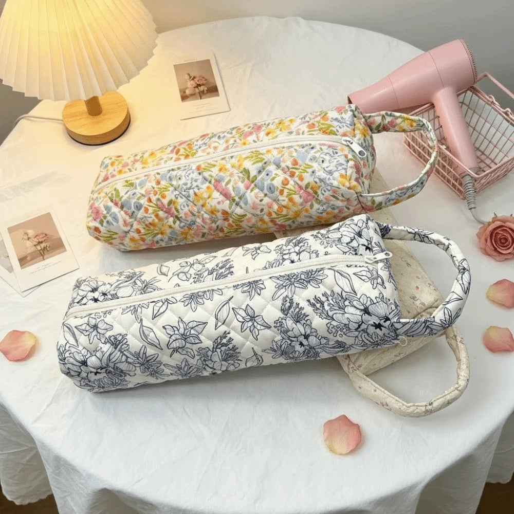 Quilted Hair Dryer Storage Bag – Dustproof, Large Capacity Hair Tool Storage Bag HIP