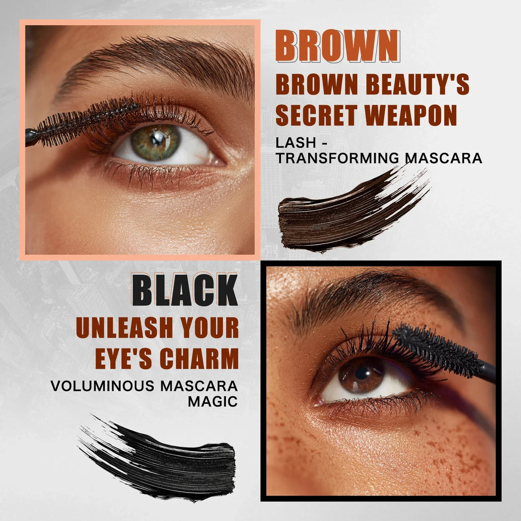Hello Kiss 4D Double-Ended Mascara – Volumizing & Waterproof Volumizing Mascara HIP