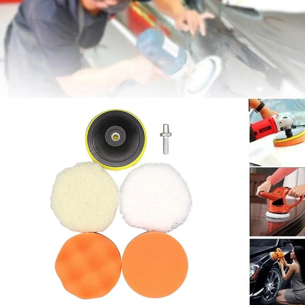 Car Polish Pad 3/4inch For M10/M14 Soft Wool Machine Waxing Polisher Car Body Polishing Discs Cleaning Removes Scratches Tool HIP