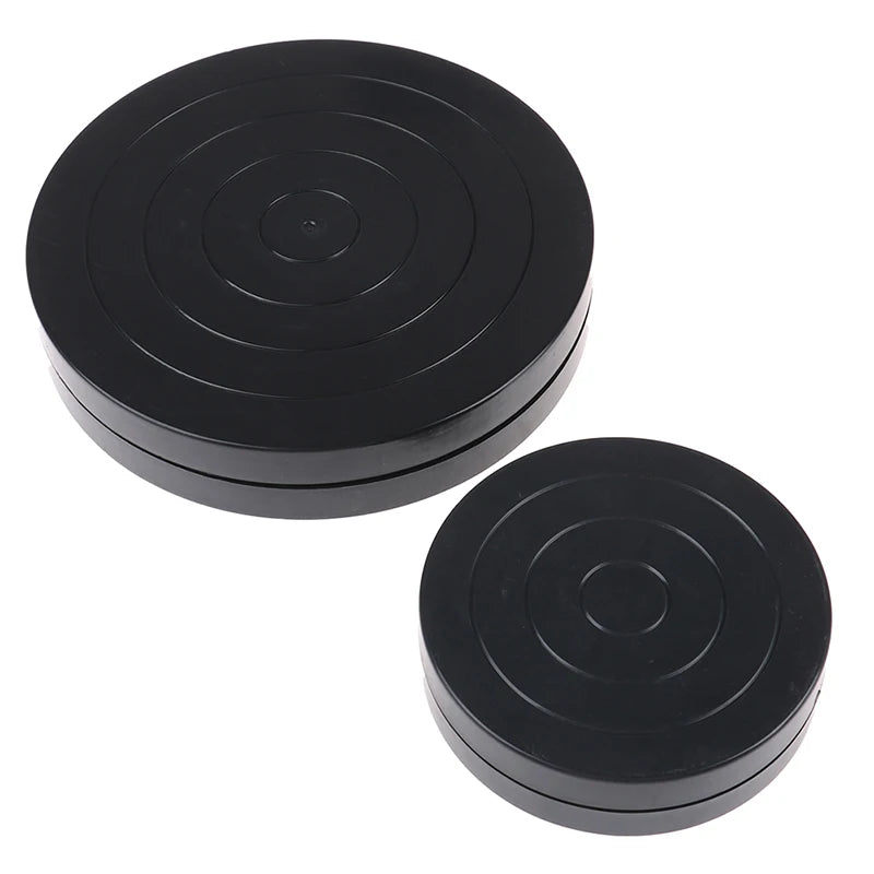 Black Pottery Wheel Turntable – Rotating Clay Sculpting Tool Pottery Turntable HIP