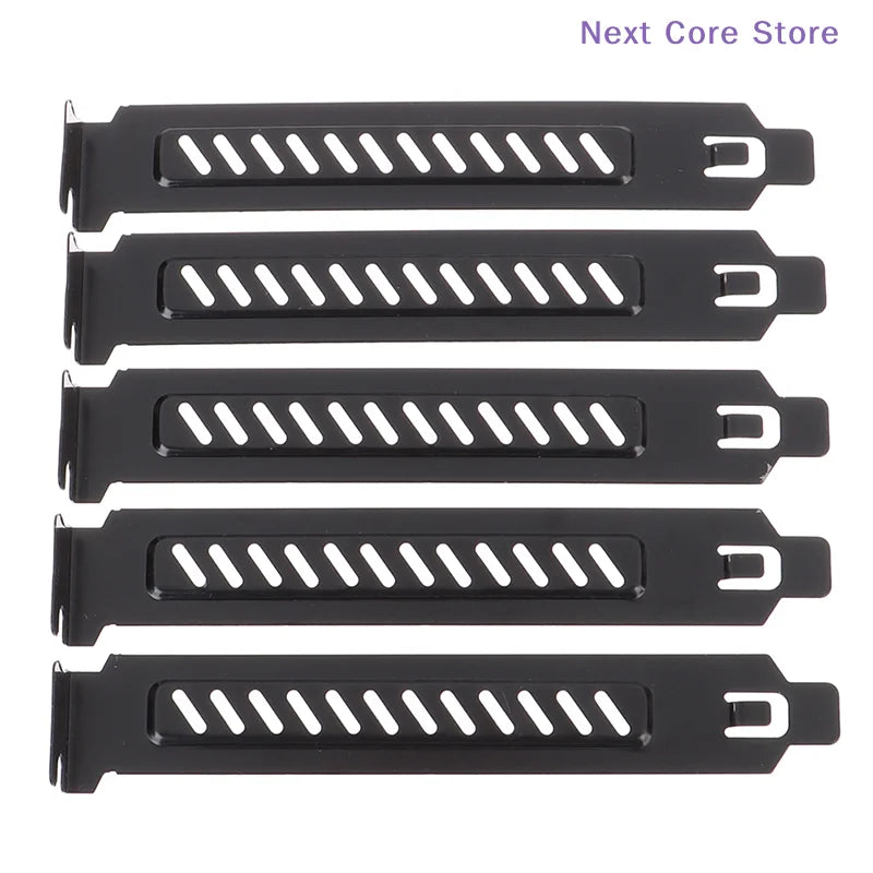 5-Pack Vented PCI Slot Covers – Stainless Steel Dust Filter PCI Slot Cover HIP