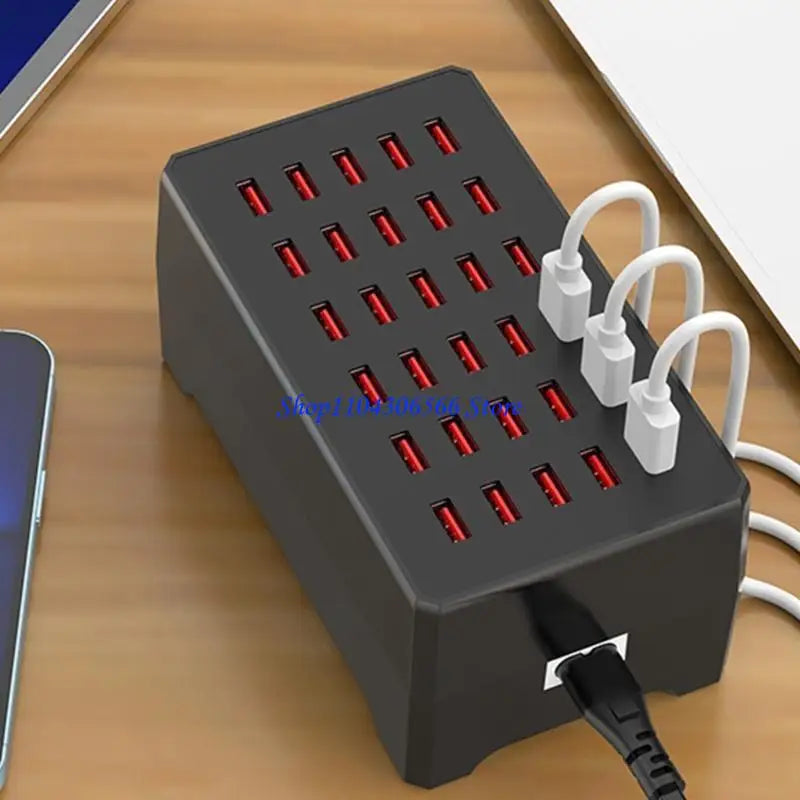 150W 30-Port USB Charging Station for Tablets & Phones USB Charging Station HIP