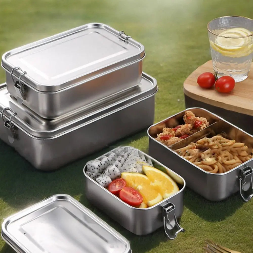Stainless Steel Bento Box – Leakproof Large Lunch Container Stainless Steel Lunch Box HIP