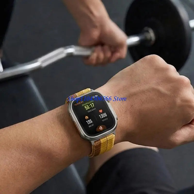 Breathable Nylon Braided Smartwatch Band – Quick Release Strap Smartwatch Band HIP