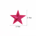 10 Pcs Small Star Embroidery Iron Patch Stickers DIY Clothing Decoration and Repair Clothing Patches Clothing Sewing Supplies HIP 01