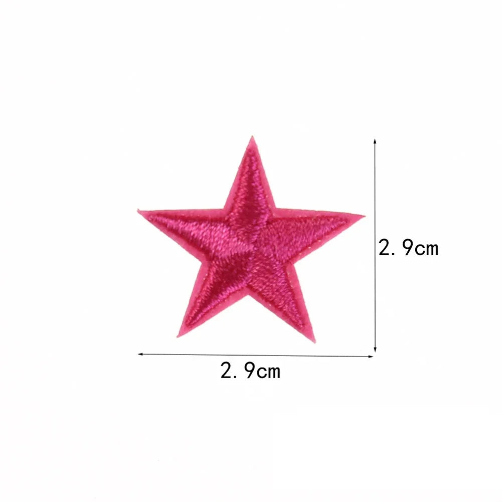 10 Pcs Small Star Embroidery Iron Patch Stickers DIY Clothing Decoration and Repair Clothing Patches Clothing Sewing Supplies HIP 01
