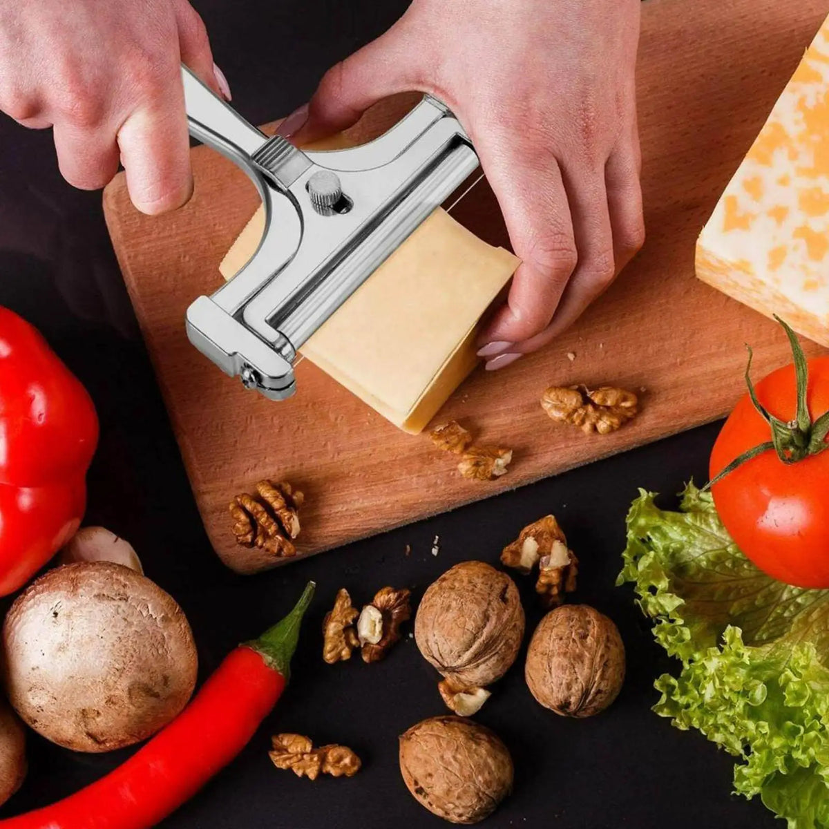 Cheese Slicer Cheese Scraper With Adjustable Thickness Butter Cheese Shaver Butter Slicer Multi-purpose Kitchen Tool HIP