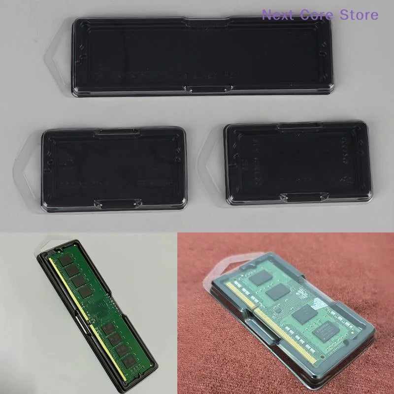 10-Pack DIMM SO-DIMM RAM Clamshell Cases – DDR3 DDR4 DDR5 RAM Storage Case HIP