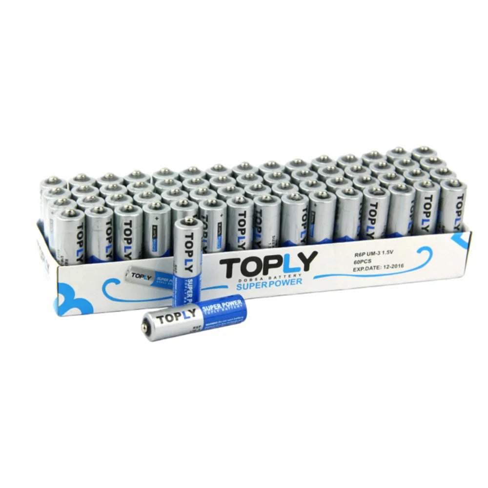 Yuform AA 1.5V Disposable Carbon-Zinc Batteries – Long Lasting Disposable AA Batteries HIP